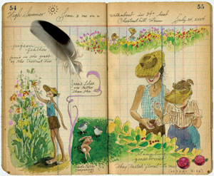 sketchbook page